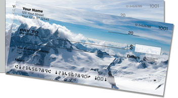 Snowcapped Mountain Side Tear Checks