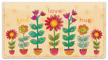 Garden Show Checkbook Cover