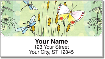 Spring Breeze Address Labels