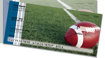 Blue & Silver Football Fan Side Tear Checks