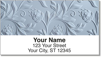 Vintage Wallpaper Address Labels