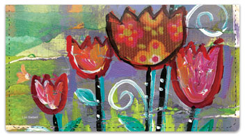 Happy Go Lucky Checkbook Cover