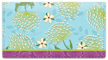 Mystical Garden Checkbook Cover