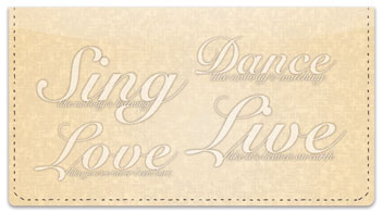 Inspiration Checkbook Cover