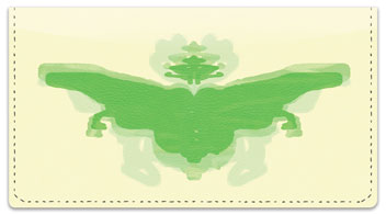 Inkblot Checkbook Cover