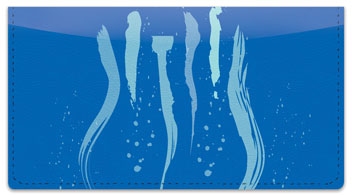 Icicle Checkbook Cover