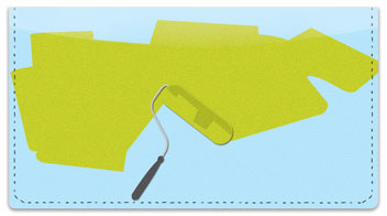 House Painting Checkbook Cover