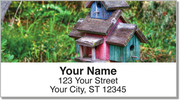 Unique Birdhouse Address Labels
