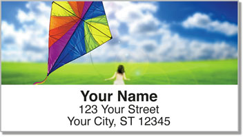 Colorful Kite Address Labels