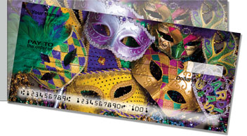 Mardi Gras Side Tear Checks