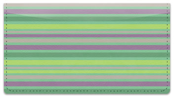 Horizontal Stripe Checkbook Cover