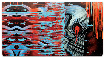 Cool Skull Checkbook Cover