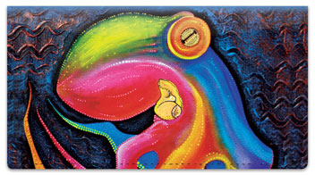 Sea Creature Checkbook Cover