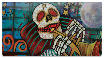 The Musical Dead Checkbook Cover