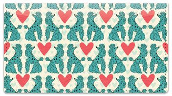 Primped Poodles Checkbook Cover