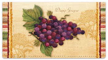 Vintage Fruit Checkbook Cover