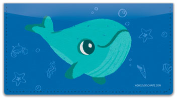 Schmitz Whale Checkbook Cover