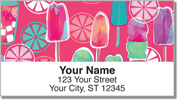 Popsicle Delight Address Labels