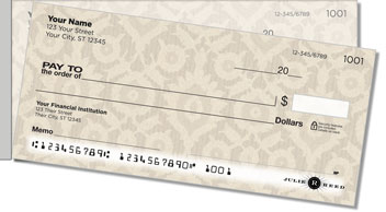 Brocade Side Tear Checks