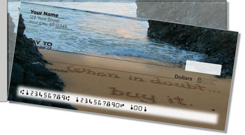 Quote Sand Scribbles Side Tear Checks