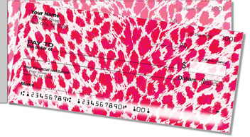 Neon Leopard Side Tear Checks