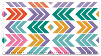 Chevron Geometrics Checkbook Cover