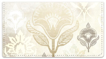 Soft Enchanted Lotus Checkbook Cover