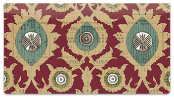Brocade Checkbook Cover