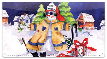 Snow Worker Checkbook Cover