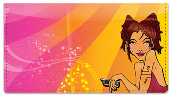 Sassy Girl Checkbook Cover