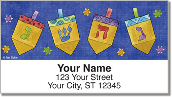 Zipkin Hanukkah Address Labels
