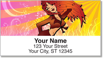 Sassy Girl Address Labels