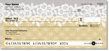 Lace Border Checks