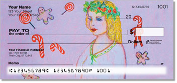 Victorian Christmas Checks