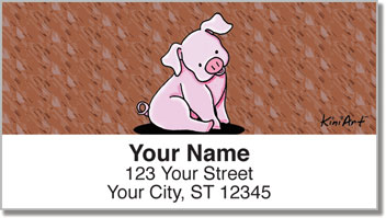 Pig Address Labels