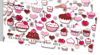 Cupcake Shoppe Side Tear Checks