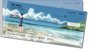 Meyer Beach Scene Side Tear Checks