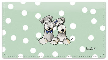 Cesky Terrier Checkbook Cover
