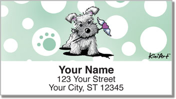 Schnauzer Address Labels