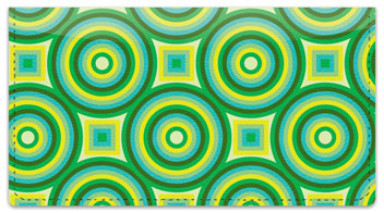 Concentric Circle Checkbook Cover