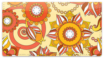 Debra Valencia Sunflower Checkbook Cover
