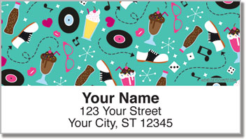 Vintage 1950s Address Labels