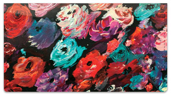 Colorful Expressions Checkbook Cover