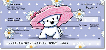 Bichon Frise Girls Checks