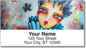 Curious Girls Address Labels