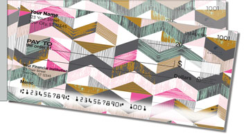 Textured Geometrics Side Tear Checks