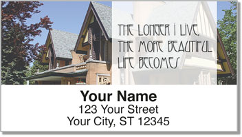 Frank Lloyd Wright Address Labels
