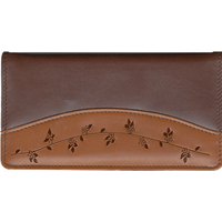 Ivy Accents Leather Wallet Style Checkbook Cover
