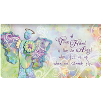 Angelic Blessings Fabric Checkbook Cover