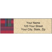 Pay It With Plaid Address Labels